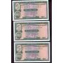 1965 Hong Kong HSBC $10 consecutive 925115-24JV 10-banknotes CH UNC EPQ