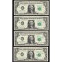 25x 1963 B $1 dollar FRN L San Francisco consecutive L35258926-50G CH UNC+