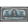 1937 Canada $5 banknote Gordon Towers S/C 4337947 nice EF+