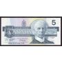 2x 1986 Canada $5 consecutive notes Knight Theissen ANP 0698982-3 Choice UNC