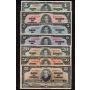 1937 Canada banknote set $1 $2 $5 $10 $20 $50 $100 all Gordon Towers all VF