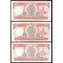 3x 1991 Hong Kong HSBC Bank $100 Dollars banknote 