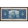 1937 Canada $5 banknote Gordon Towers X/C 0411056 VF+