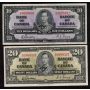 1937 Canada banknote set $1 $2 $5 $10 $20 $50 $100 all Gordon Towers all VF