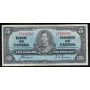 1937 Canada $5 banknote Coyne Towers X/C 7348598 VF+