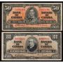 1937 Canada banknote set $1 $2 $5 $10 $20 $50 $100 all Gordon Towers all VF