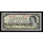 1954 Canada $20 devils face banknote Coyne Towers A/E6752115 VF