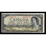 1954 Canada $20 devils face banknote Coyne Towers A/E4255122 VF