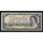 1954 Canada $20 devils face banknote Coyne Towers A/E6779040 VF+