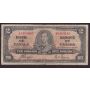 1937 Canada $2 note Coyne Towers Z/B8404463 VG