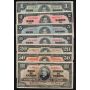 1937 Canada banknote set $1 $2 $5 $10 $20 $50* $100 7-notes a/VF