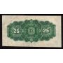 1900 Canada 25 Cent banknote Boville mis-cut nice VF+