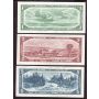 1954 Canada bank note set $1 $2 $5 $10 $20 $50 $100 7-notes EF or better