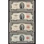 7 x 1953 USA $2 STAR NOTES 1953 A B C  7-notes VF-VF+