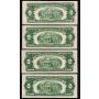 7 x 1953 USA $2 STAR NOTES 1953 A B C  7-notes VF-VF+