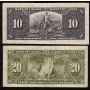 1937 Canada banknote set $1 $2 $5 $10 $20 $50 $100 7-notes FINE and VF