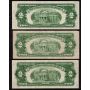 7 x 1953 USA $2 STAR NOTES 1953 A B C  7-notes VF-VF+