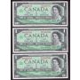 10x 1967 Canada $1 consec. notes Beattie Rasminsky G/P0168761-70 GEM UNC