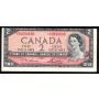 1954 Canada $2 replacement mis-cut Error note Lawson Bouey *K/G0290696 VF