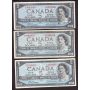 20X 1954 Canada $5 bank notes 20-notes VF or better