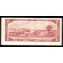 1954 Canada $2 replacement mis-cut Error note Lawson Bouey *K/G0290696 VF