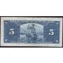 1937 Canada $5 note Gordon Towers T/C5251863 VF