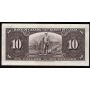 1937 Canada $10 banknote Coyne Towers D/T 8078522 Choice AU