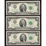 9x 1976 J USA Kansas $2 FR consecutive notes J12264248-56A FR-1935J CH UNC