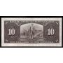 1937 Canada $10 banknote Coyne Towers K/T 5694083 nice EF+