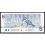 1986 Canada $5 banknote Theissen Crow GNY0550597 BC-56b Choice UNC