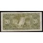 1937 Canada $20 banknote Coyne Towers H/E 3951748 FINE+