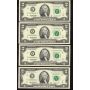 20x 1976 F USA 1976 $2 FRN Atlanta many consecutive Choice Uncirculated