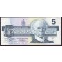 1986 Canada $5 banknote Knight Dodge ANP6603946 BC-56d Choice UNC