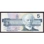 1986 Canada $5 banknote Crow Bouey Blue BPN ENX2997035 AU