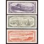 1954 Canada bank note set $1 $2 $5 $10 $20 $50 $100 7-notes VF or better