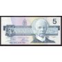 1986 Canada $5 banknote Crow Bouey Blue BPN ENX 3295864 Choice AU