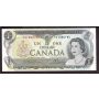 1973 Canada $1 banknote Lawson Bouey PA 1084184 EF/AU