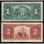 1937 Canada $1 $2 $5 $10 banknote set all Coyne Towers FINE