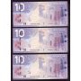 9x 2008 Canada consecutive $10 Jenkins Carney BFB2921532-40 GEM UNC EPQ