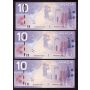 9x 2008 Canada consecutive $10 Jenkins Carney BFB2921532-40 GEM UNC EPQ