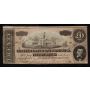 1864 Confederate States of America $20 note FEB 17th SN94676 EF