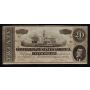 1864 Confederate States of America $20 note FEB 17th SN94617 nice EF