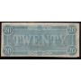 1864 Confederate States of America $20 note FEB 17th SN94643 nice VF