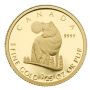 2007 Canada 50 Cent The Wolf 1/25 Oz Pure Gold Coin .9999 Fine RCM